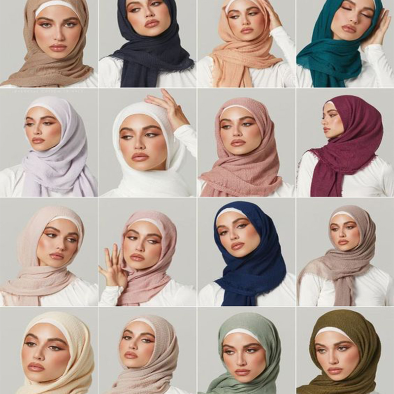 W1189 Hijab Voile Convenabil și Versatil