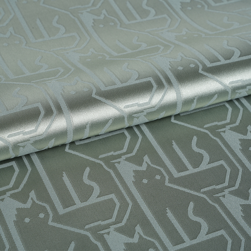 Capete de pisică neregulate din satin elastic 75D