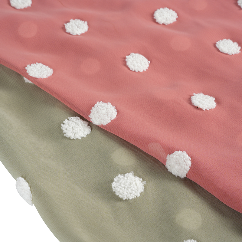 75d/18t șifon plat cu țesătură de brodat de prosoape