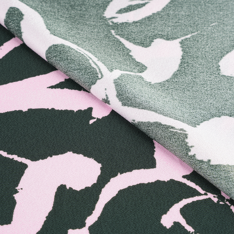 75D*120D Poliester Mătase Țesătură cu imprimare arabă șifonată