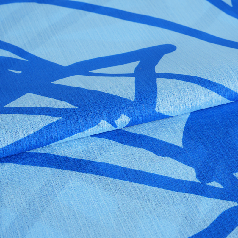 BD2503 75D Dream Space Țesătură creponată cu imprimeu șifon