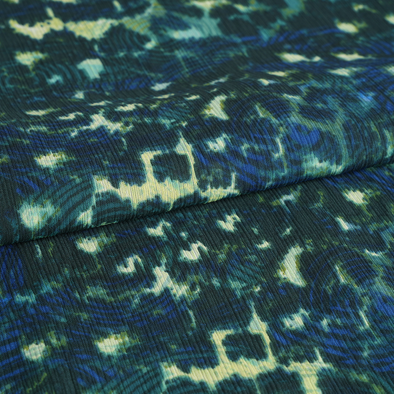 Țesătură rotundă cu imprimeu leopard 100d Paracord Crepe Cr3