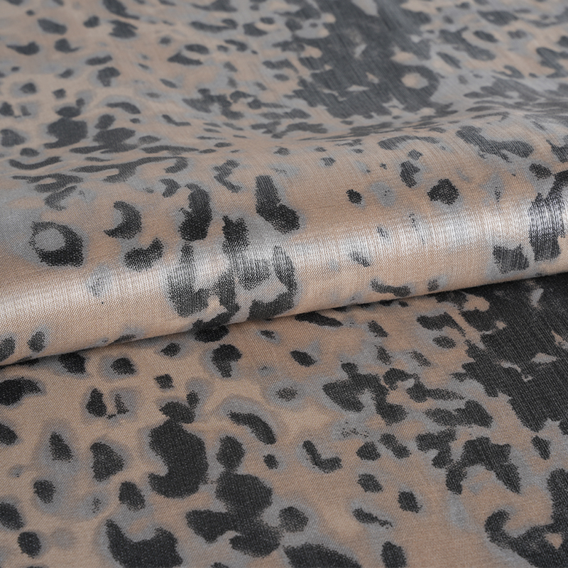 20d*21s Țesătură mică cu imprimeu leopard din bumbac auriu îngroșat