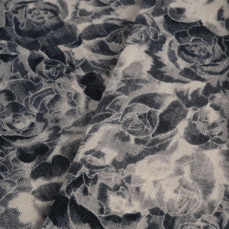 320D Lenjerie Rose Melange Print Fabric