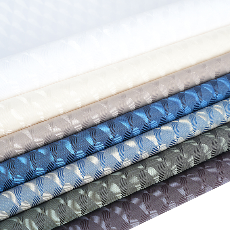 Poliester Vopsire cationică în două culori simetrică Love Jacquard