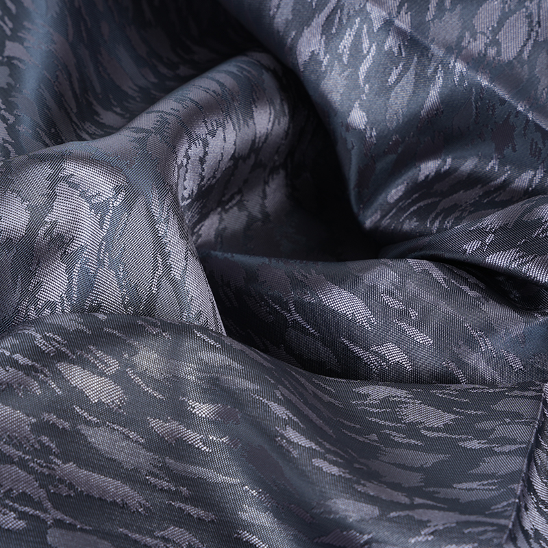 Jacquard cu imprimeu leopard cationic