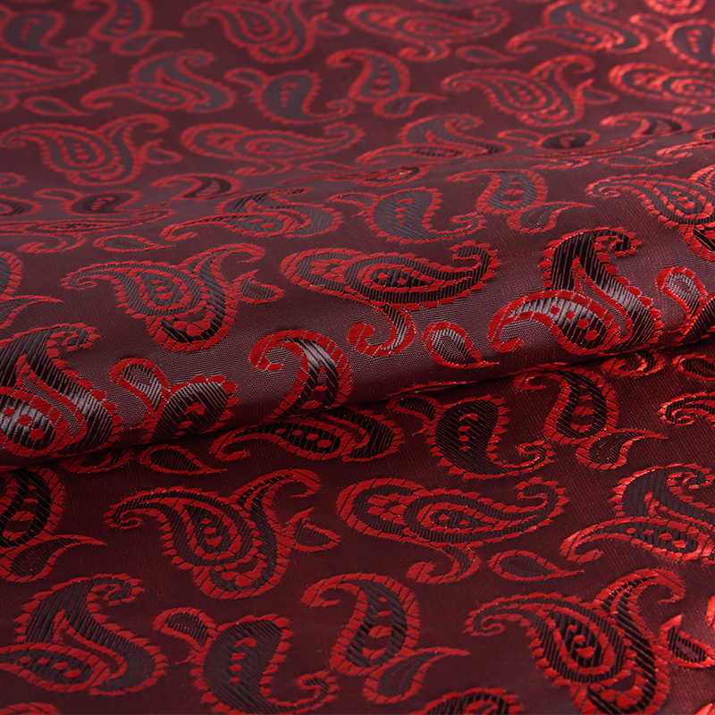 Jacquard cationic binaural cu flori de pipa