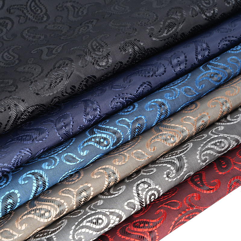 Jacquard cationic binaural cu flori de pipa