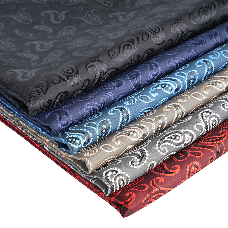 Jacquard cationic binaural cu flori de pipa