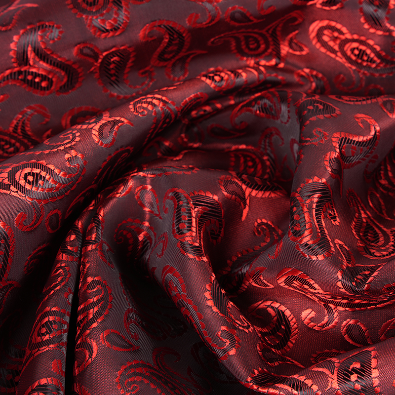 Jacquard cationic binaural cu flori de pipa