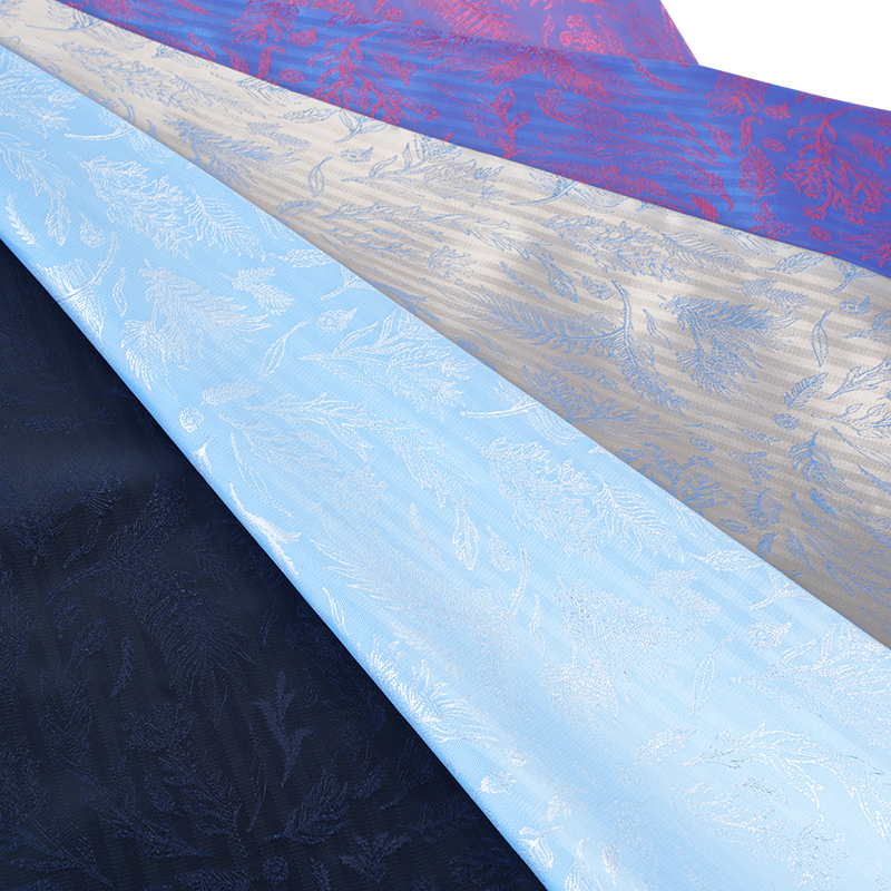 PV cămașă roșie țesătură jacquard cu frunze