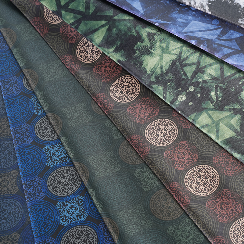 180T țesătură cu imprimare înghețată neclară, care se rotește ușoară