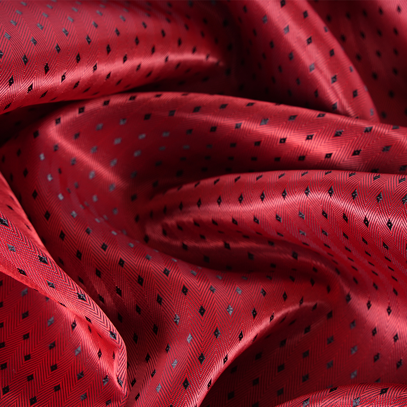 PV Heringbone Twill Fund Small Diamond Grid Fabric