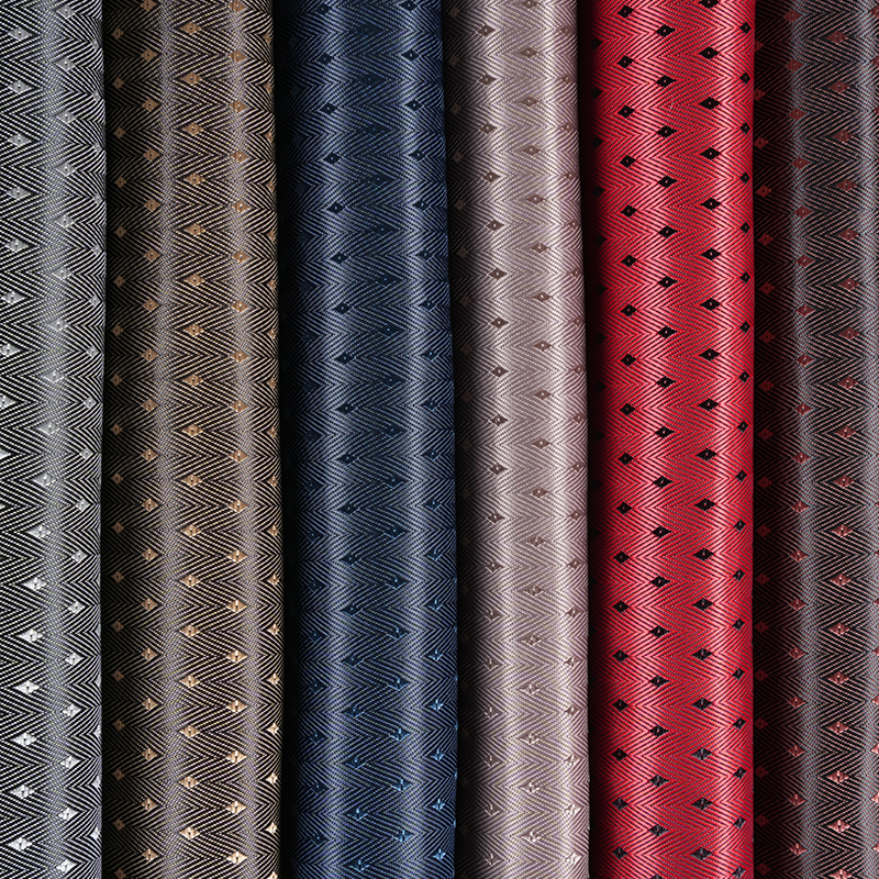 PV Heringbone Twill Fund Small Diamond Grid Fabric