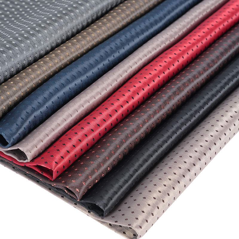 PV Heringbone Twill Fund Small Diamond Grid Fabric