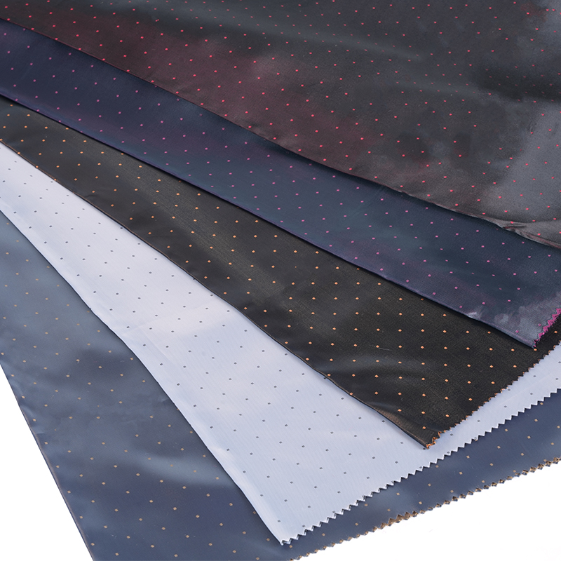 PV Satin Dot Fabric Jacquard